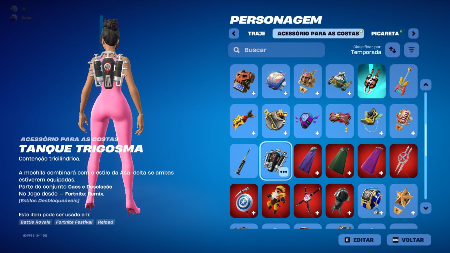 Conta com as melhores skin FORTNITE