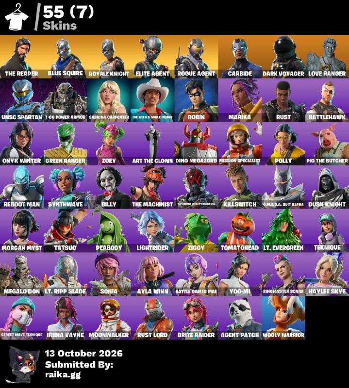 CONTA FORTNITE, CEIFADOR , CAVALEIRA ROYALE, ACEITA A DERROTA e TAKE THE L