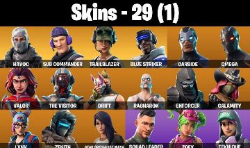 CONTA FORTNITE COM OMEGA, TWITCH PRIME 1 E 2, TUBARÃO MAKO E 1.350 V-BUCKS