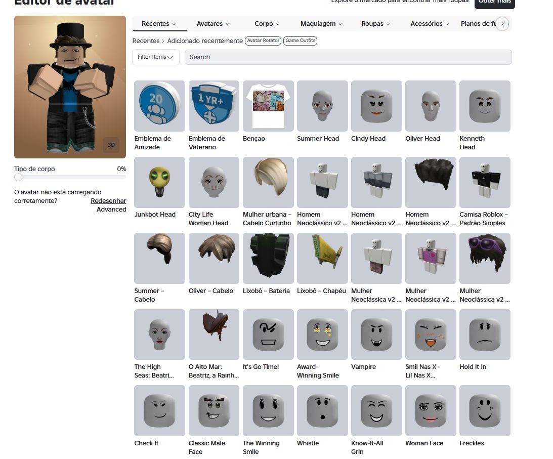 Conta Roblox antiga | 61K+ Robux gastos | 67 Gamepasses | Inventário antigo