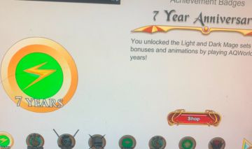 Conta AQW lvl 100 com 7 anos de conta