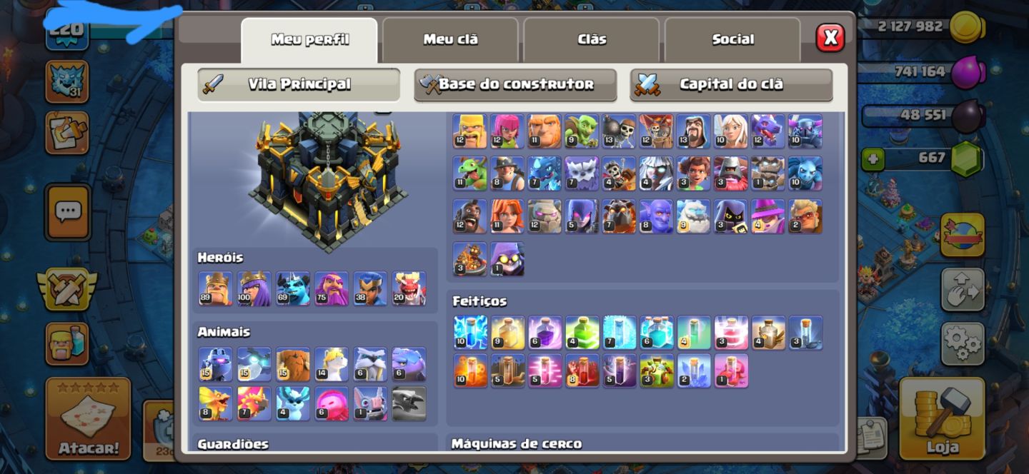 Conta brawlstars com mais de 100k de troféu, fama star force, várias skins