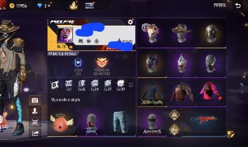 CONTA DE FREE FIRE PRIME 7
