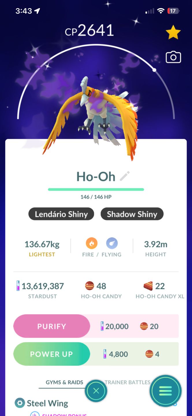CONTA LVL 71 DE POKEMON GO