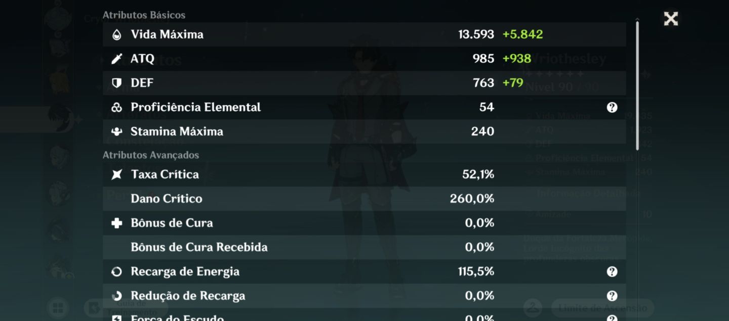 Conta Genshin Endgame + Star rail