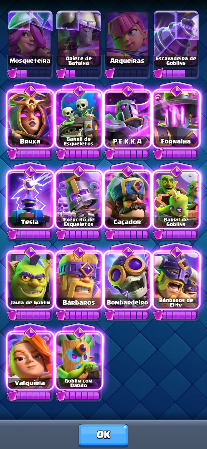 CONTA CLASH ROYALE | TODAS AS CARTAS | VÁRIAS CARTAS NÍVEL ALTO | 12.732 TROFÉUS