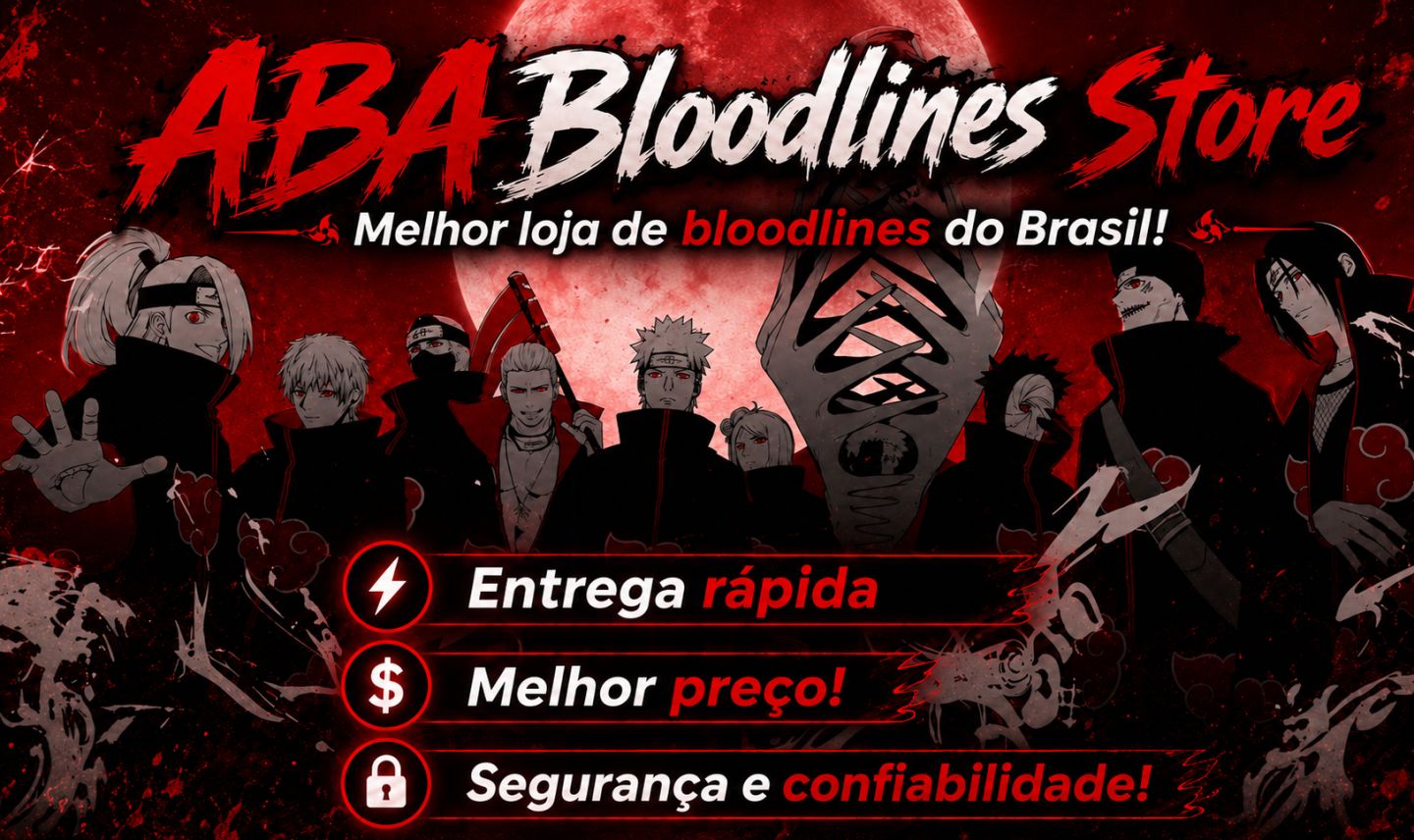 BLOODLINES | STOCK RENOVADO, ISOBU NO STOCK E MAIS NO PRECINHO QUE VOCÊ MERECE