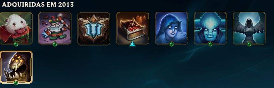CONTA DE LOL COM TODOS CAMPEOS E EMAIL DE CRIAÇÃO DO ANO DE 2013.