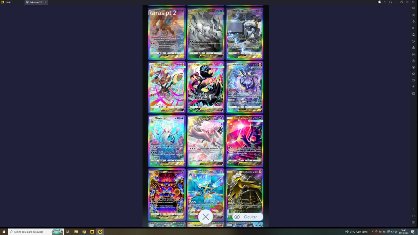 Venda de Conta de Pokémon TCG Pocket