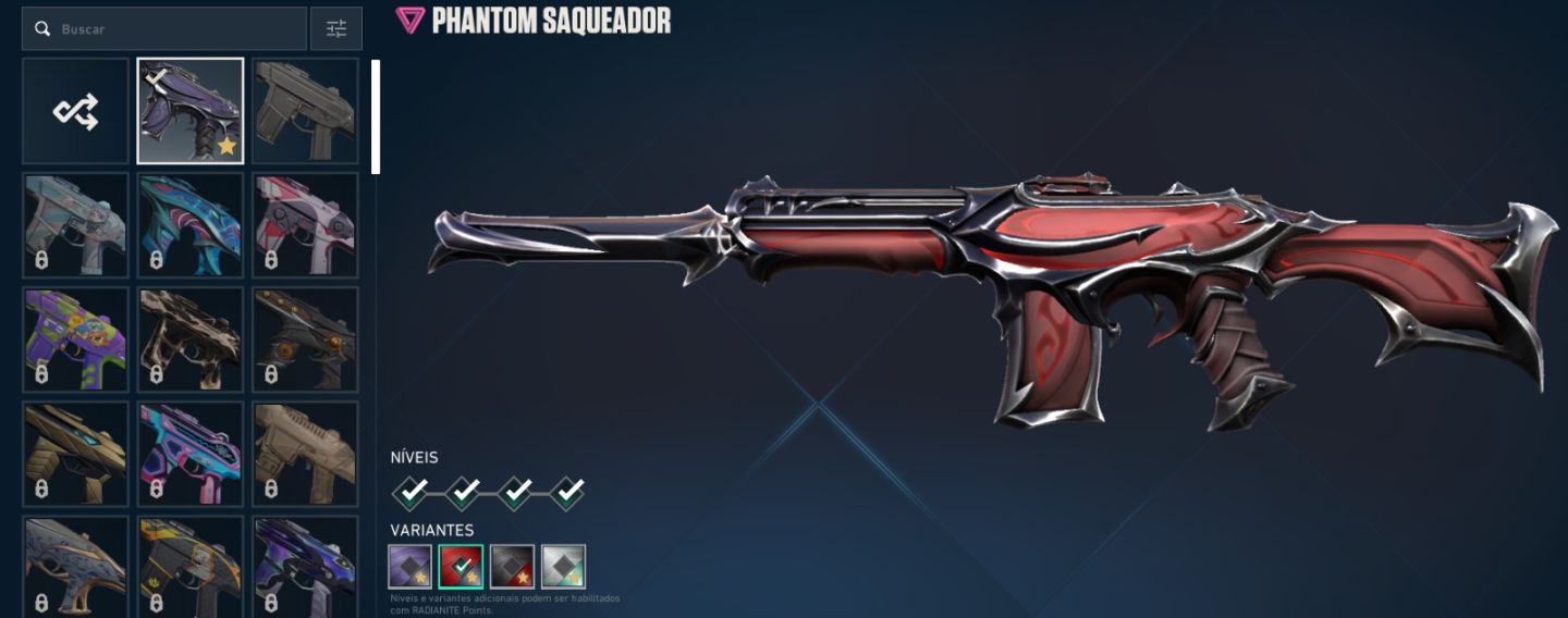 CONTA VALORANT ASC VARIAS SKINS