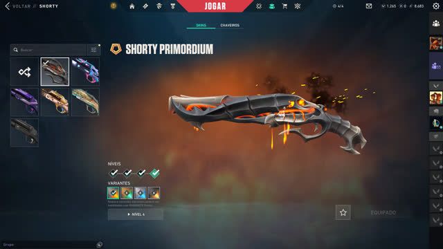 CONTA VALORANT EX IMORTAL VARIAS SKINS