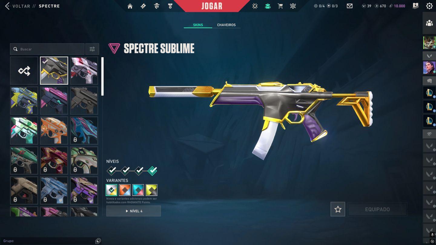 Conta Valorant (peak asc2) com skins
