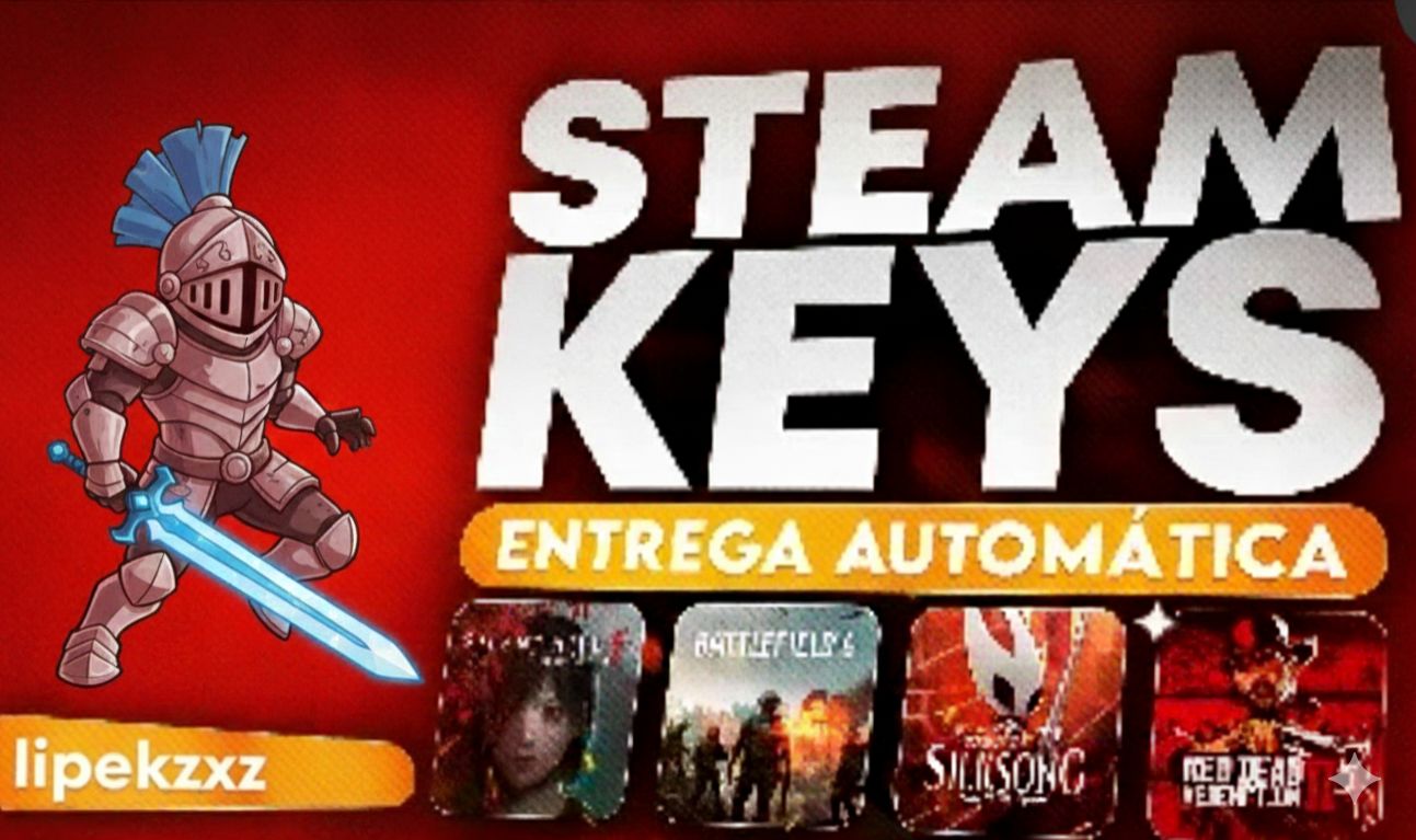 Steam Key Aleatória | Entrega Automática | Jogo Original PC