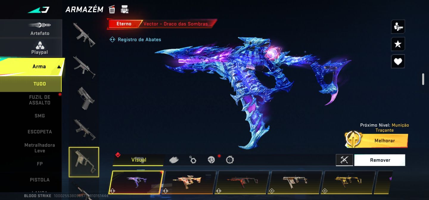 Conta Blood Strike Competitiva (Lenda) Full Acesso com Várias Skins