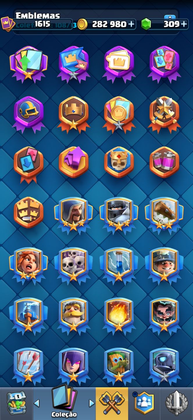 Conta clash royale nível 16.. mais de 13000 troféus