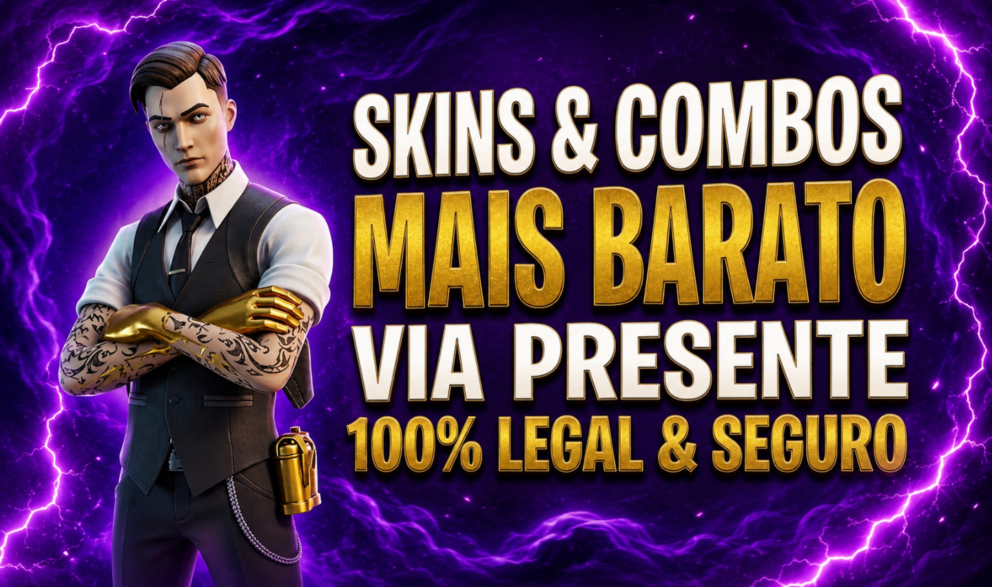 MAIS BARATO DO SITE | V-Bucks Fortnite Mais Barato | Entrega Via Presente