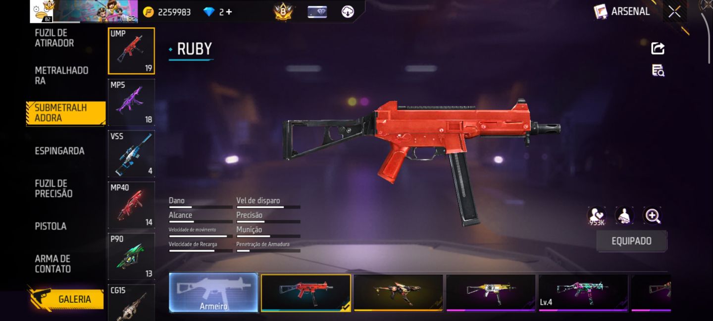 CONTA FREE FIRE EXCLUSIVA SEMI FULL E MUITO RARA!