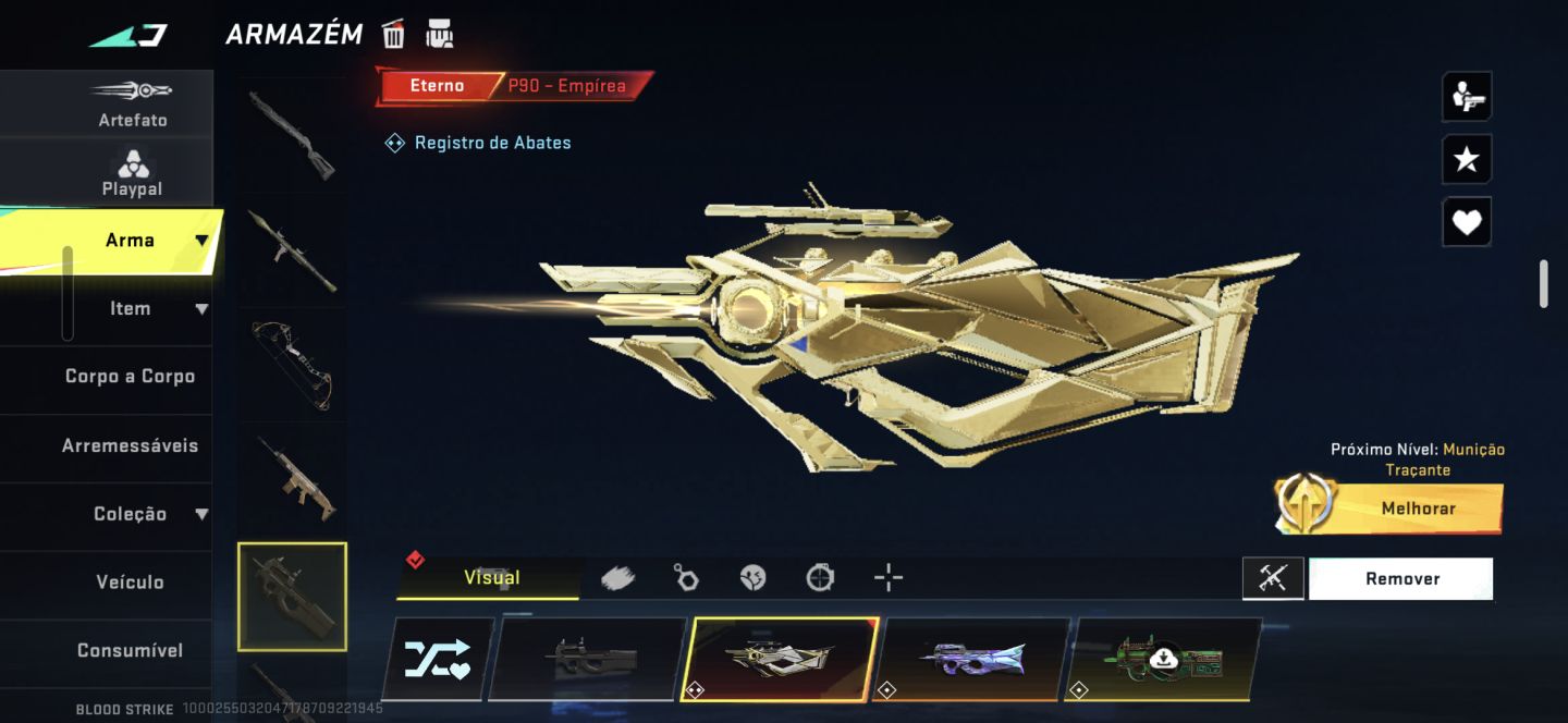 Conta de blood strike gemada e com skin eterna do zero