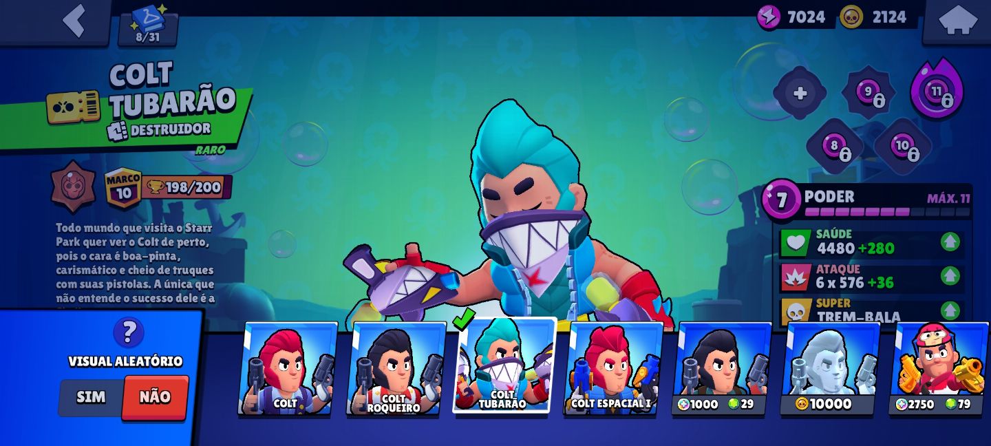 Conta brawl com chester espírito da mata!