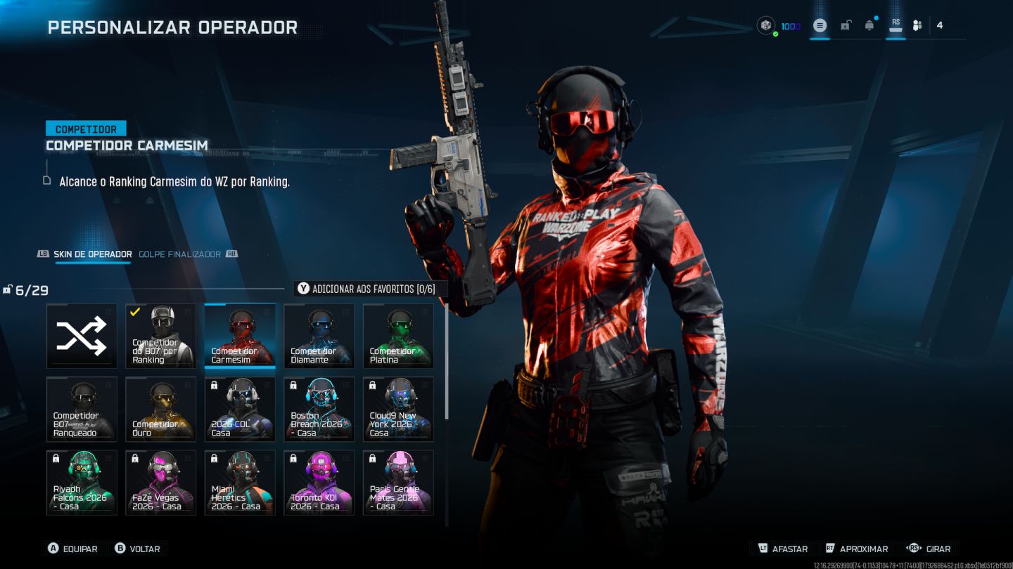 Conta Warzone / Mw4
