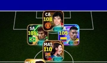 CONTA 3283+!! MESSI 110 + ZICO BLITZ + THURAM 107 + THE BEST + JAMES BLITZ E+++!