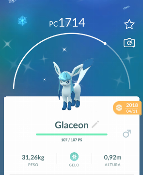 Givrali / Glaceon Shiny Pokémon GO – Compte 30 Jours, Neuf, Origine Japon
