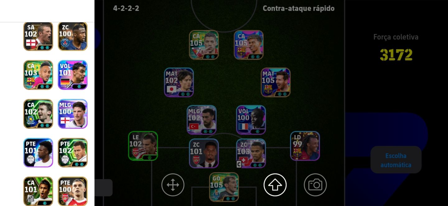 Conta 3172 + Messi e Lamine Yamal Packs já abertos, técnico antonio conte