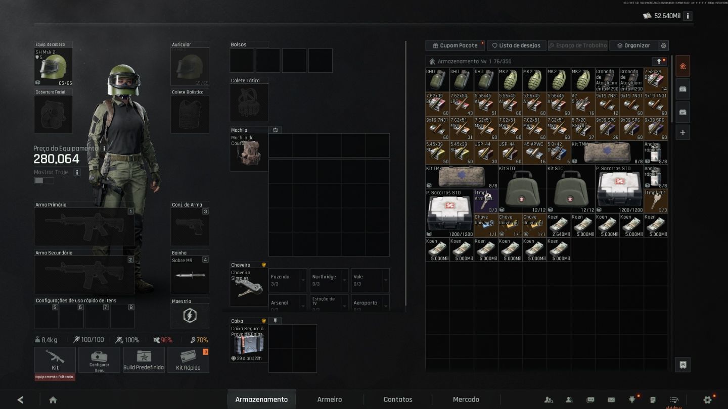 CONTA Arena Breakout Infinite - Total 55 M | Skin Armas | Acesso total - N32