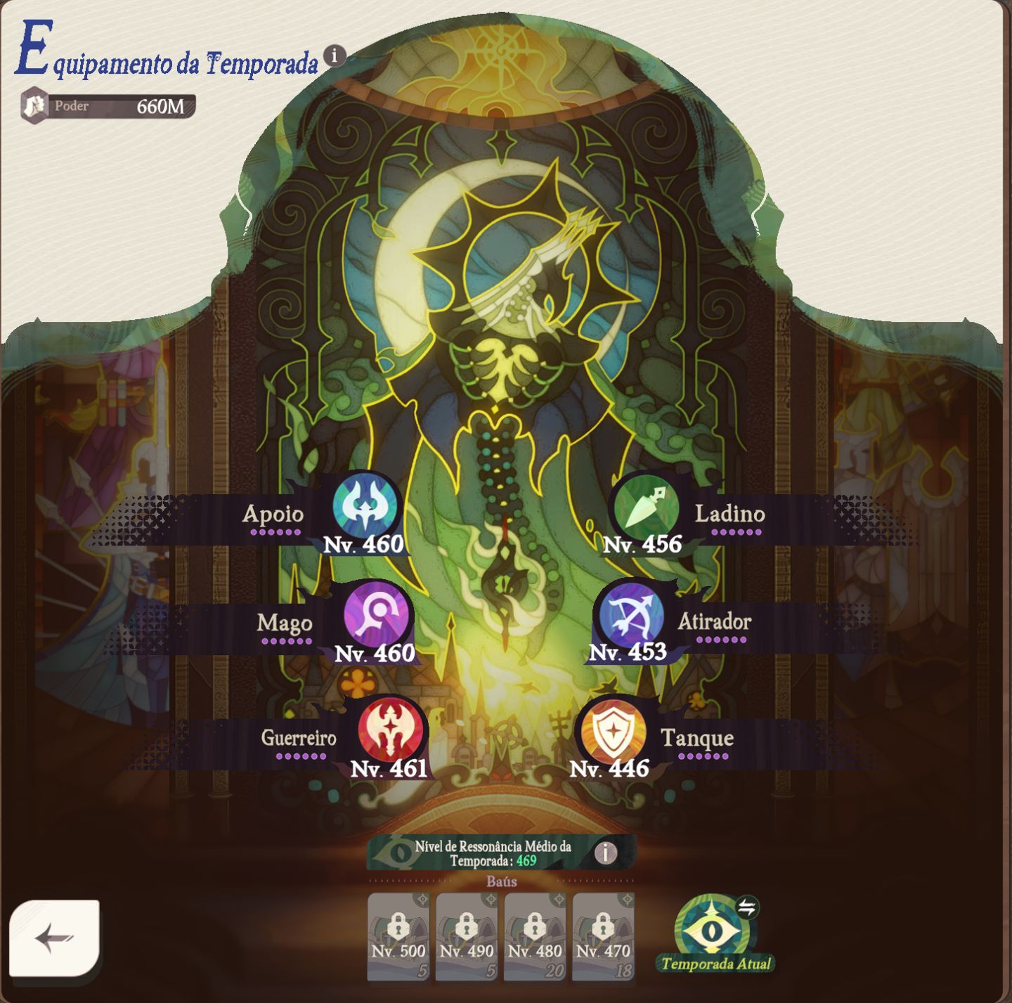 Conta AFK Journey - Global Server