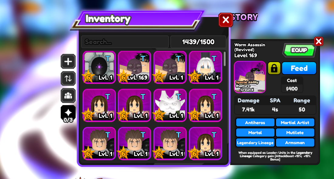 Personagens Limitados All Star Tower Defense!!!
