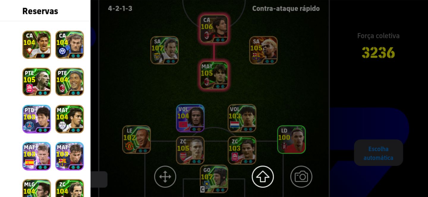 CONTA DE EFOOTBALL top com 2 blitz culer top raros