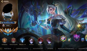 Conta main mid mas com muitas outras skins de outras rotas