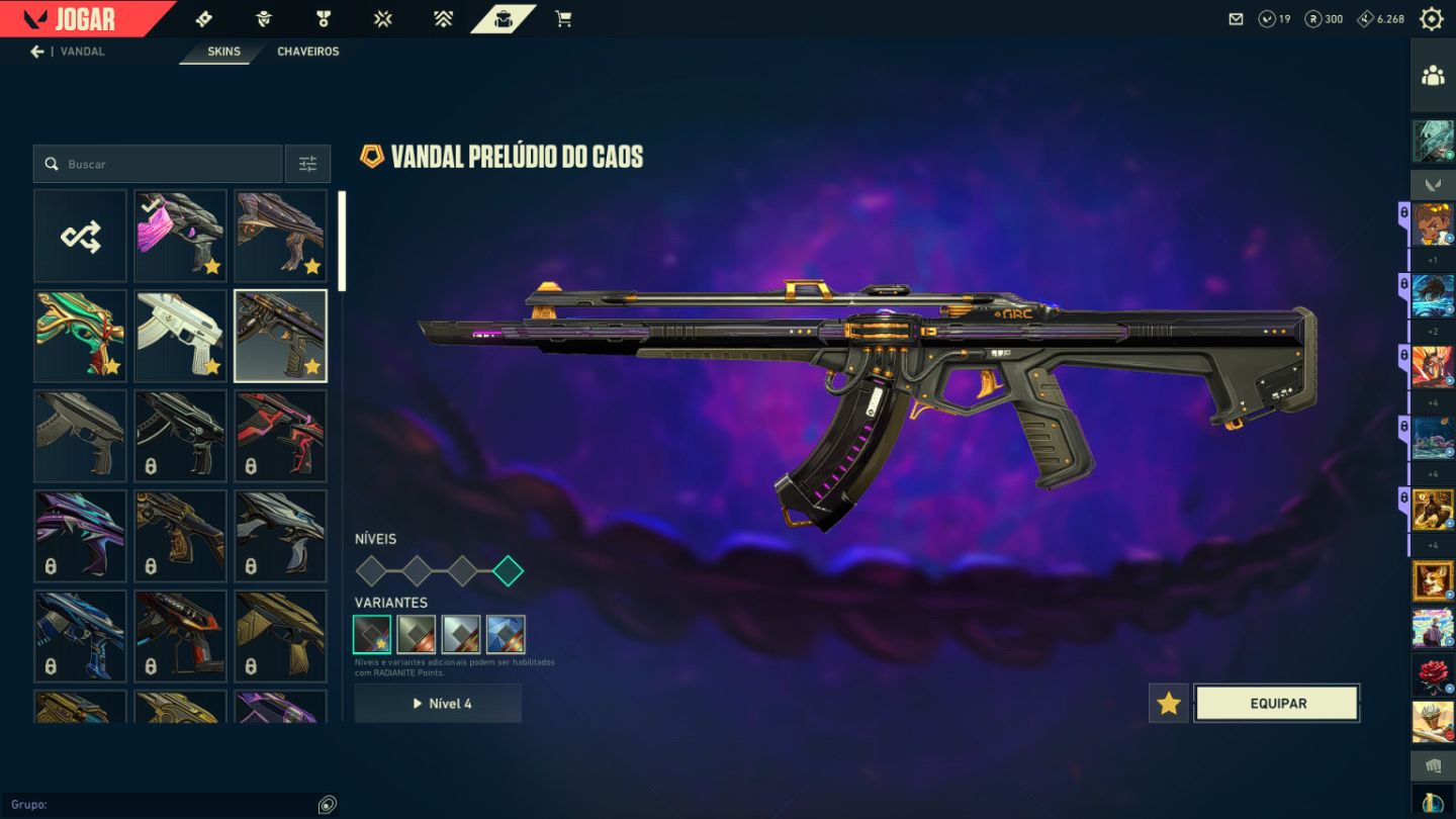 CONTA VALORANT - COM BASTANTE SKINS! (FULL ACESSO) + E-MAIL VINCULADO!