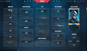 CONTA DE VALORANT COM MACHADO NEO OESTE, KARAMBIT SAQUEADOR, MELHORES VANDAL E +