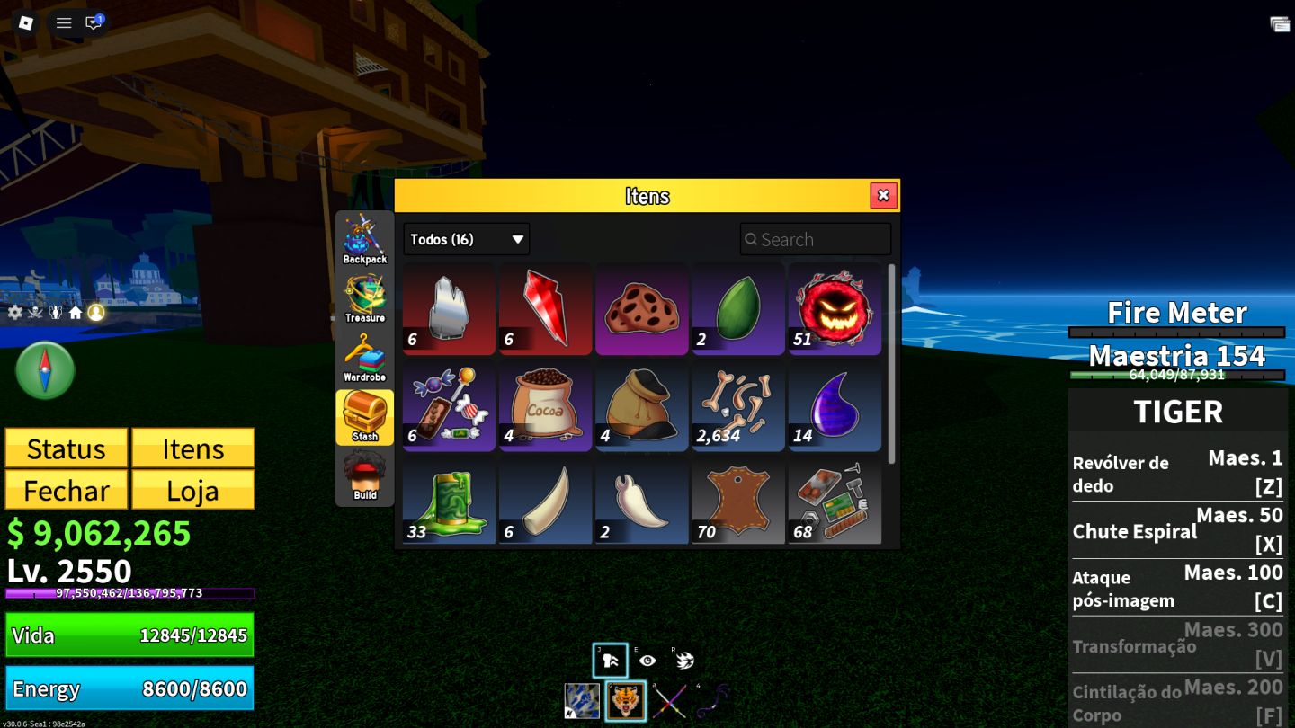 Conta roblox BLOX FRUITS CDK, GOD HUMAN, LEOPARDO