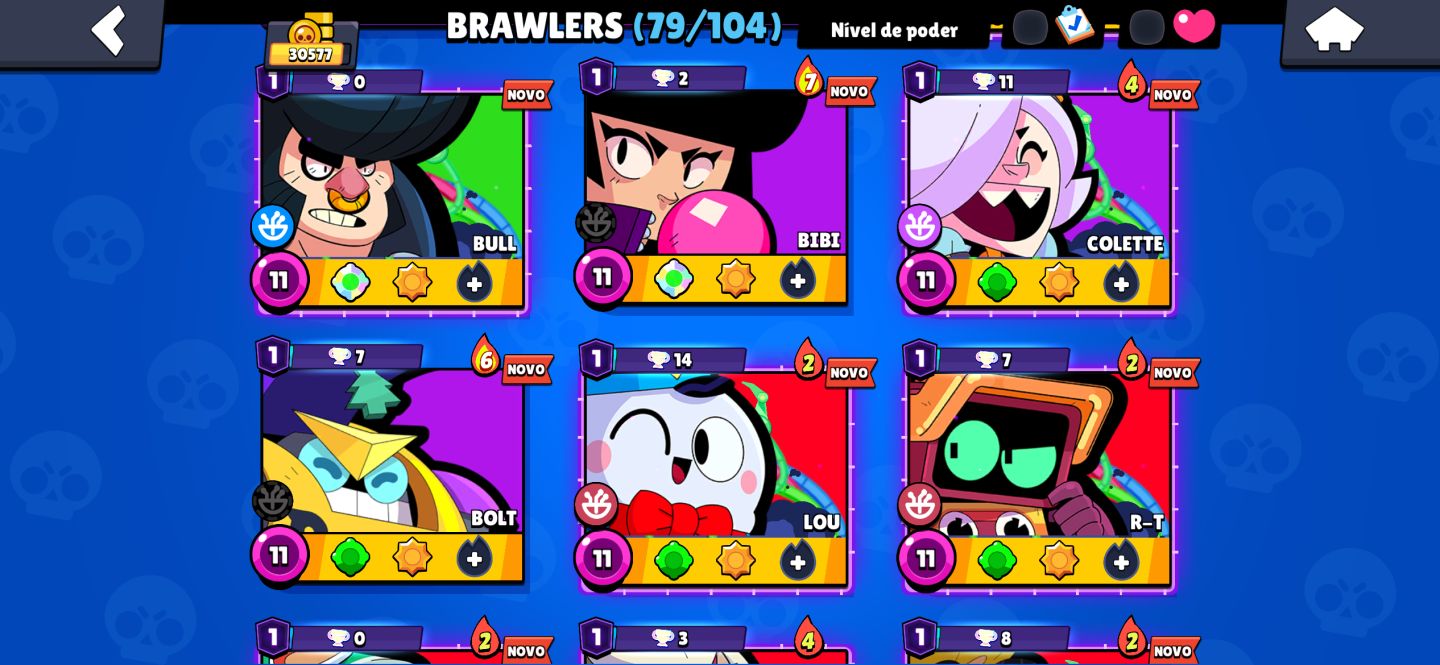 Conta Brawl Stars prestígio 28 31k troféus