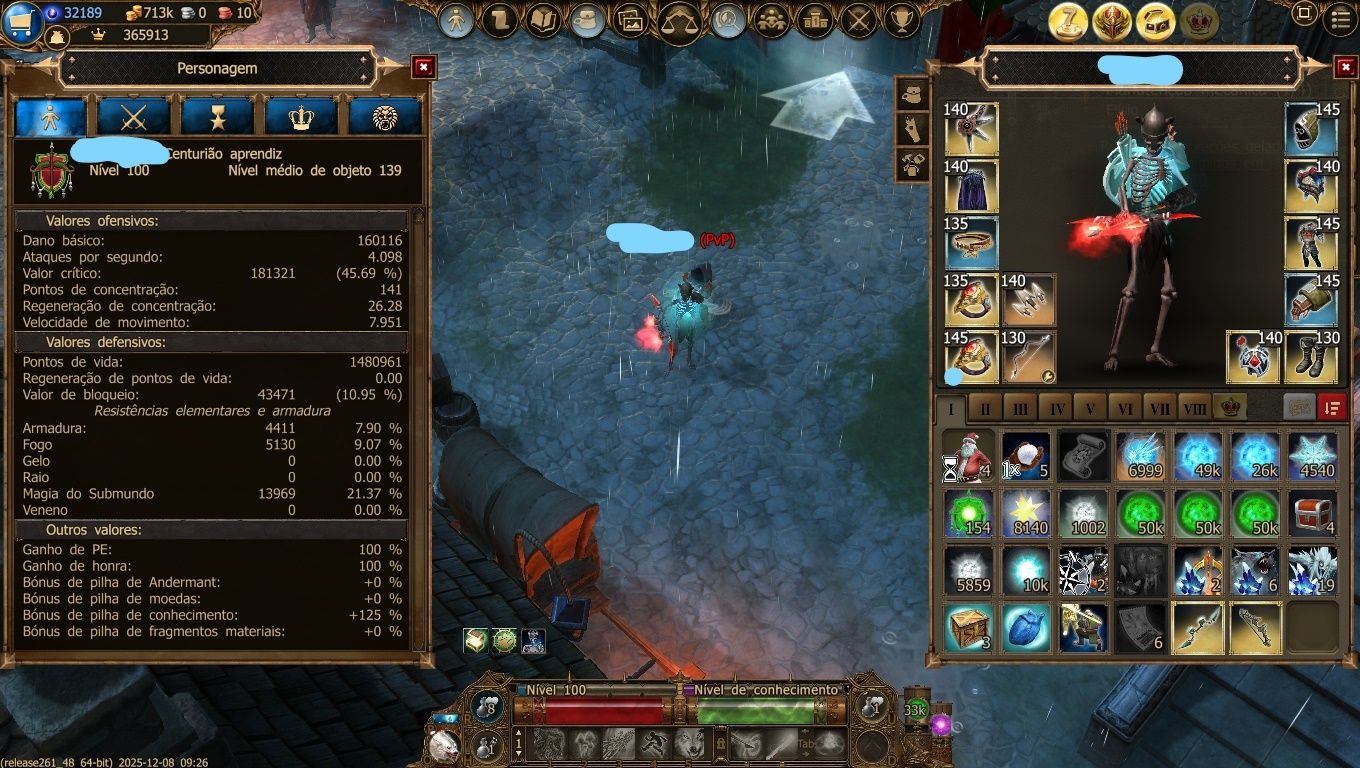 Conta de Drakensang Online, Ranger lv 100, muito bom para começar
