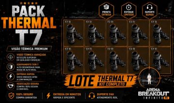 Arena Breakout Pc | Bala Vermelha | Ap .338 - 7N37 - M61 | Thermal T7