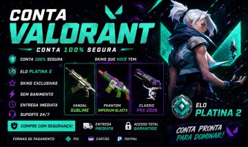 CONTA VALORANT NO PRECINHO!