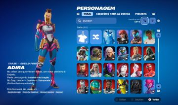 CONTA FORTNITE COM 86 SKINS, FULL ACESSO