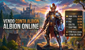 Conta de Albion End Game com Skins