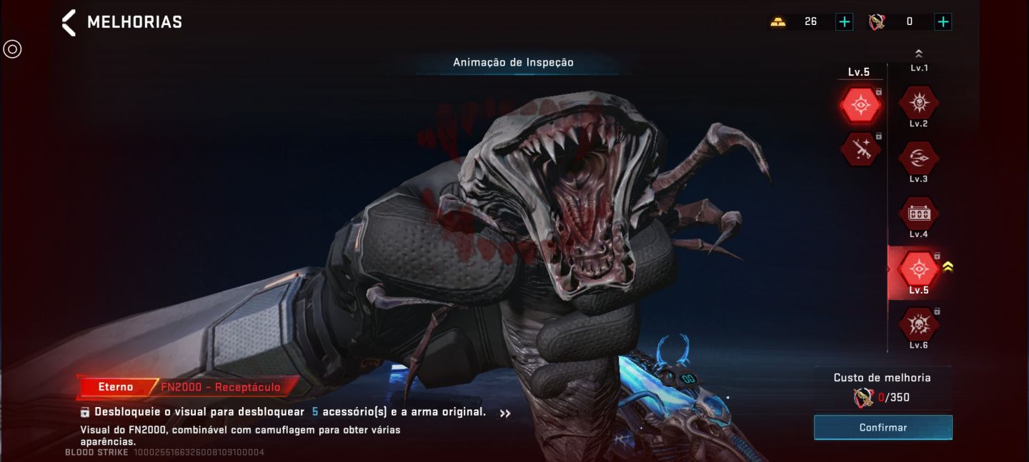 Conta blood strike impecável na barbadaa
