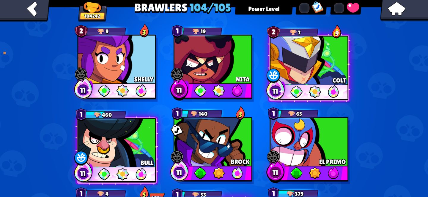 CONTA DE BRAWL STARS MUITO UPADA! (NEGOCIÁVEL)