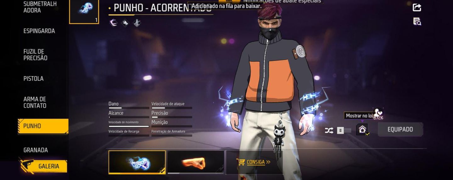 Conta level 52 com mais de 100 peita com punho gemada e simples