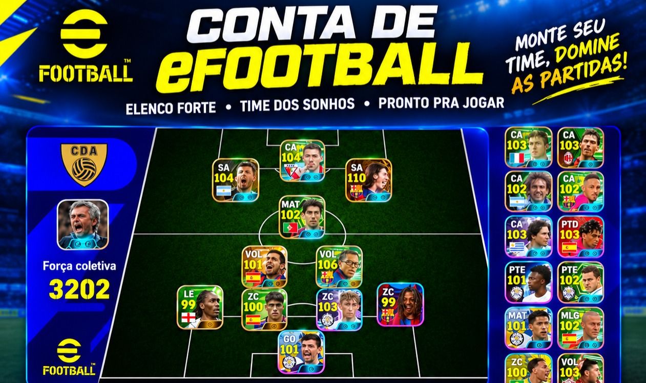 [CONTA EFOOTBALL] MESSI + RODRI + EDGAR DAVIDS | FORÇA 3202