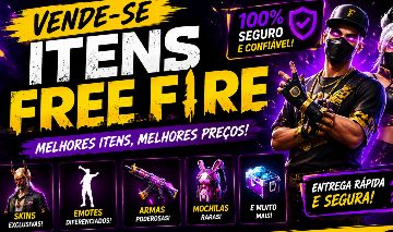 FREE FIRE!! EMOTES, CONJUNTOS E SKINS COM ENTREGA VIA ID!