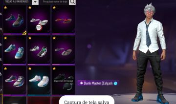 Conta de FF com muitos itens raros
