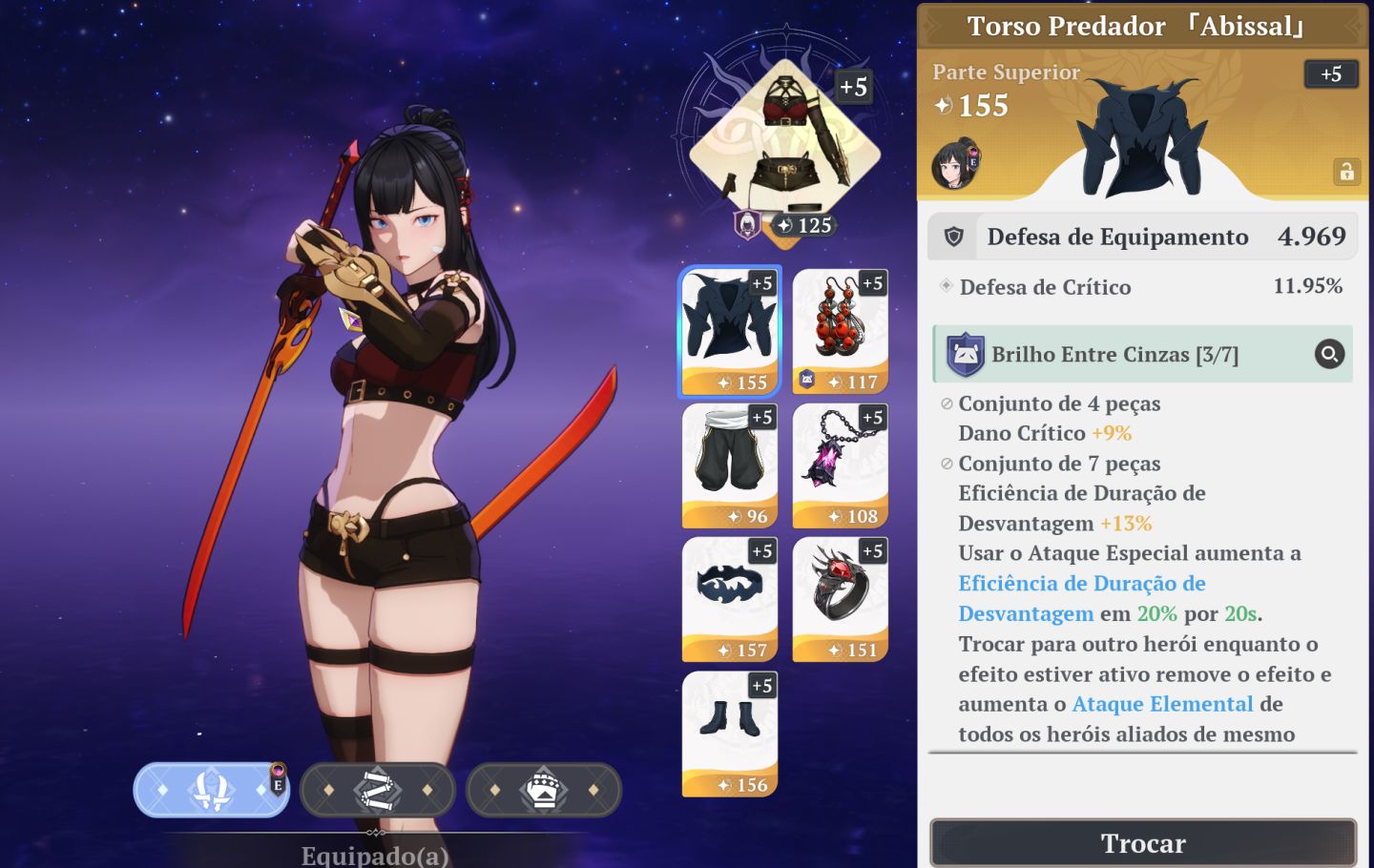 CONTA NANATSU ORIGIN: MERLIN P7+ELIZABETH P6+ KHALA P6....