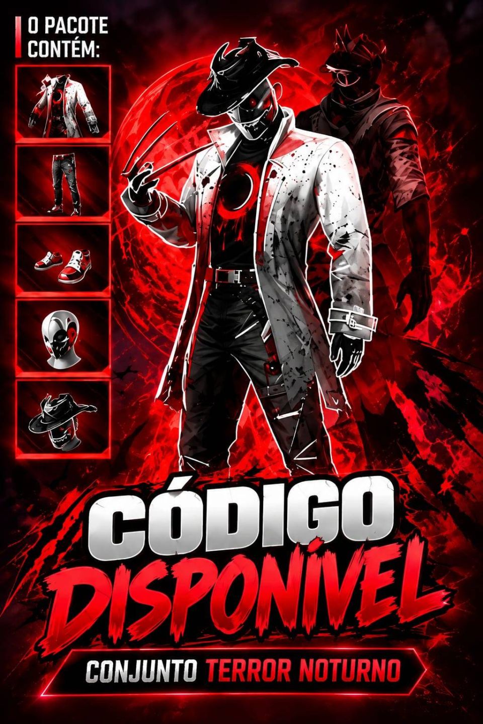 CODIGUIN NOVOS FREE FIRE | RECOMPENSA EXCLUSIVA
