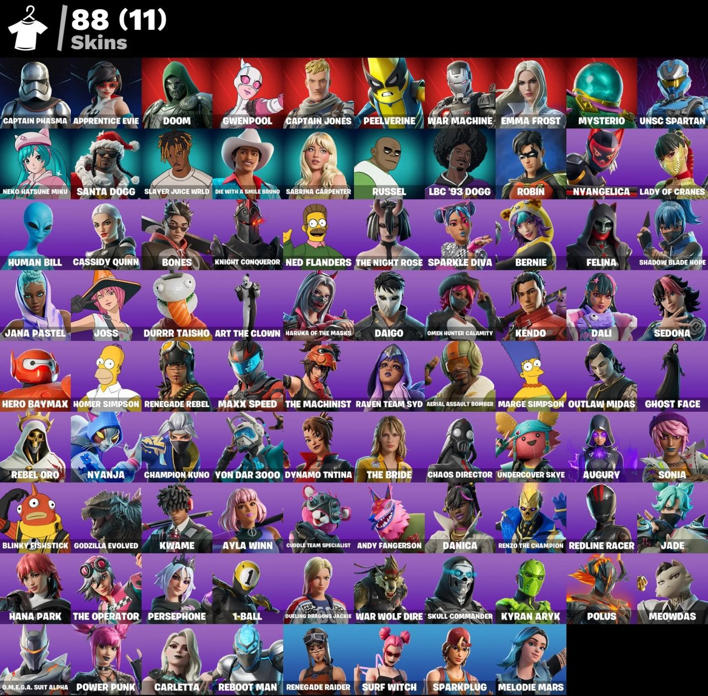 Conta Fortnite | 88 Skins | Ghost Face | Entrega automática! (PROMOÇÃO)